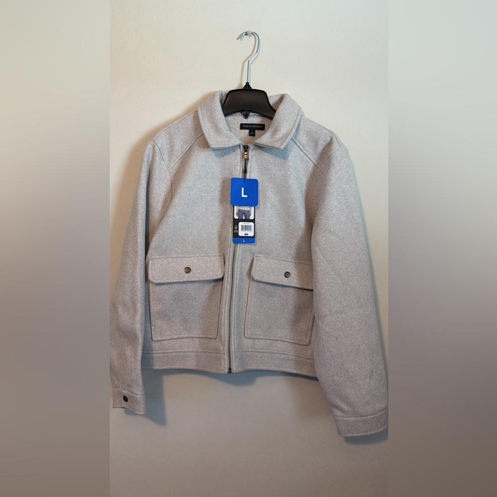 Banana Republic women’s size Large Jacket with Collar NWT - Picture 2 of 10